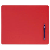 Red Leatherette Conference Table Pad, 17 x 14